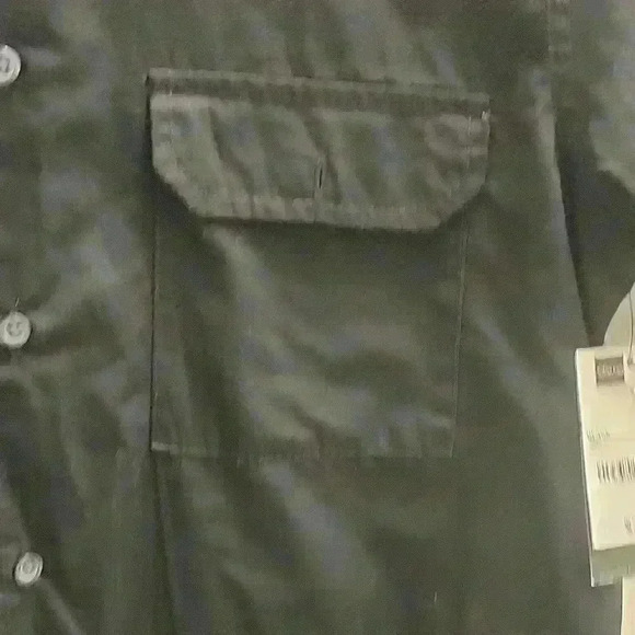 J Ferrar men's Black short sleeve shirt - Picture 4 of 4